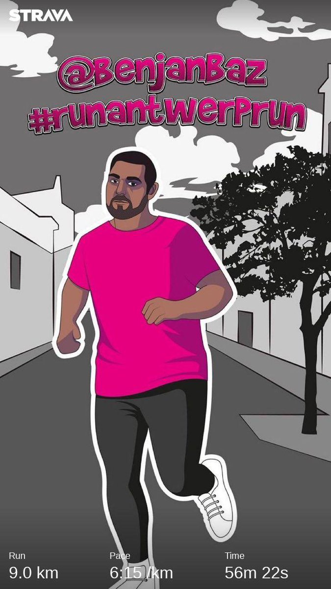 Leuke illustratie ofni?! #RunAntwerpRun