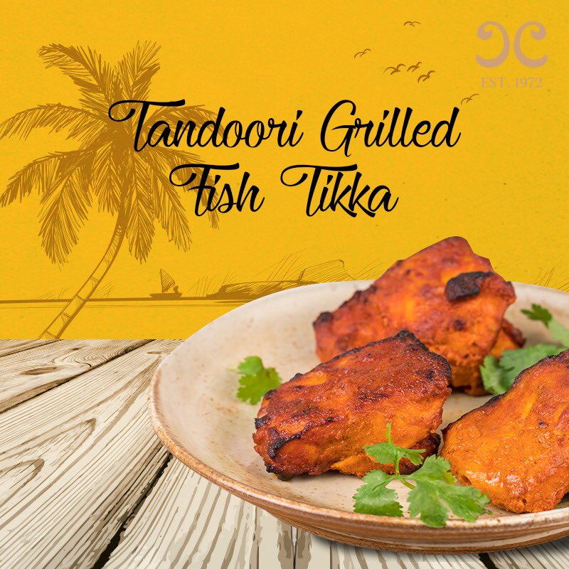 Brighten up your summer afternoons with our tender Tandoori Grilled Fish Tikka, made with a special tandoori spice mix. #CCSummers