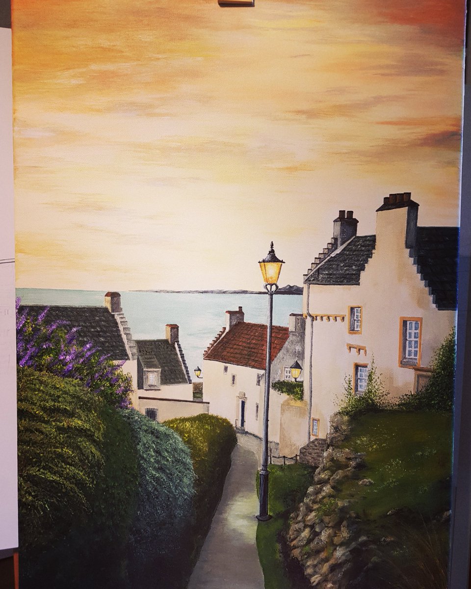 SusanneKlimt's tweet photo. My new painting @DysartFife Scotland" Acryl on canvas. I love Scotland!
#susanneklimt #scotland #dysart #schottland #klimt #painting #artandmore #scottisj #art https://t.co/ekV4adP1c5