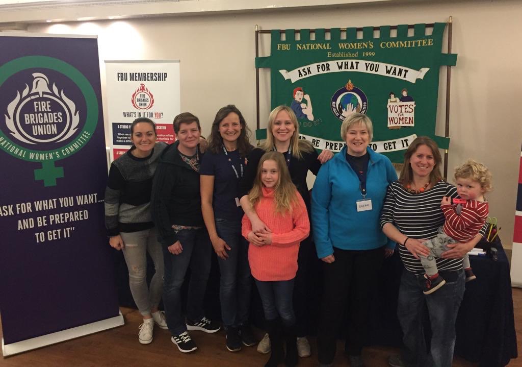 Fabulous to see 6 strong, determined and courageous Region 06 women (Officials/Reps/Members)at @fbunational Women’s School. Maybe 2 future FBU members too. 😀 Well done to @FBUNWC for another excellent school.