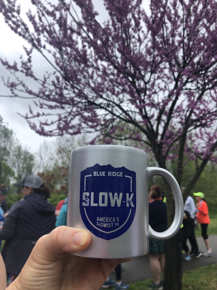 brendas_outside's tweet photo. Perfect way to start the day! SlowK @BRM26pt2 #brm26pt2 #runblueridge #slowk #CoffeeLover #runner #bestraceevah https://t.co/xjyJ0skujm