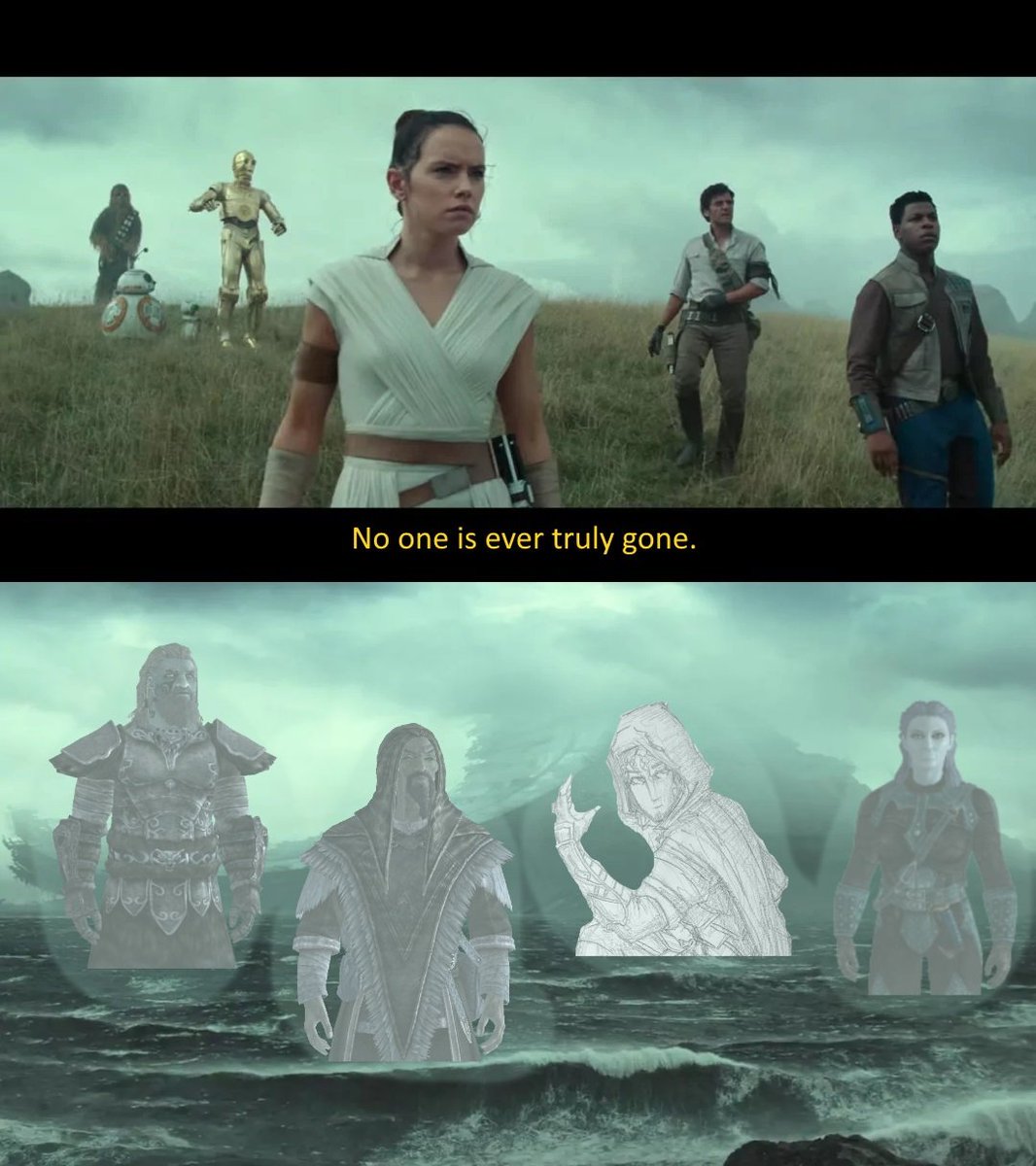 TESV_Memesmith's tweet photo. No one's ever truly gone...

Art credit: @Desidenius https://t.co/71ZkCfFjcy