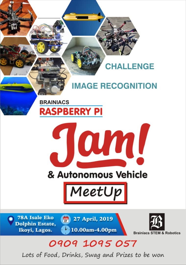 azi_musa's tweet image. Register and attend this session as we work towards creating a community of makers. #RaspberryPijam #autonomousvehicle #letsinnovateNg