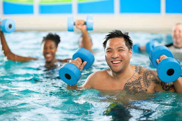 SageBariatric's tweet photo. Warm water exercise (such as lap swimming or water aerobics) is excellent for those with joint pain. Home exercise videos are another option if you do not have access to a nearby gym. https://t.co/6h8FOLASG4