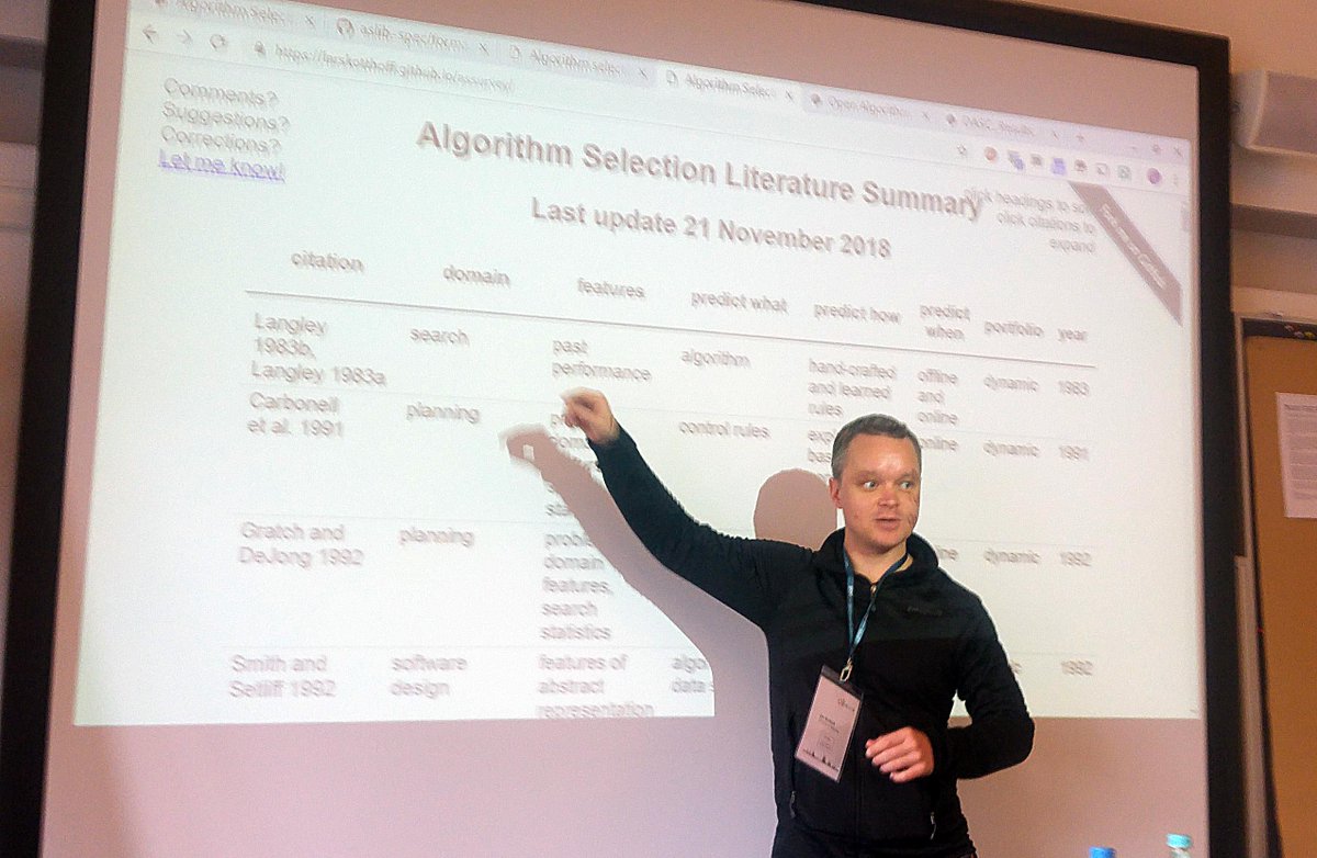 AMIR_Workshop's tweet image. Photos from the AMIR workshop @ecir2019 are online. amir-workshop.org/2019/04/14/ami… #automl #algorithmselection #metalearning #informationretrieval