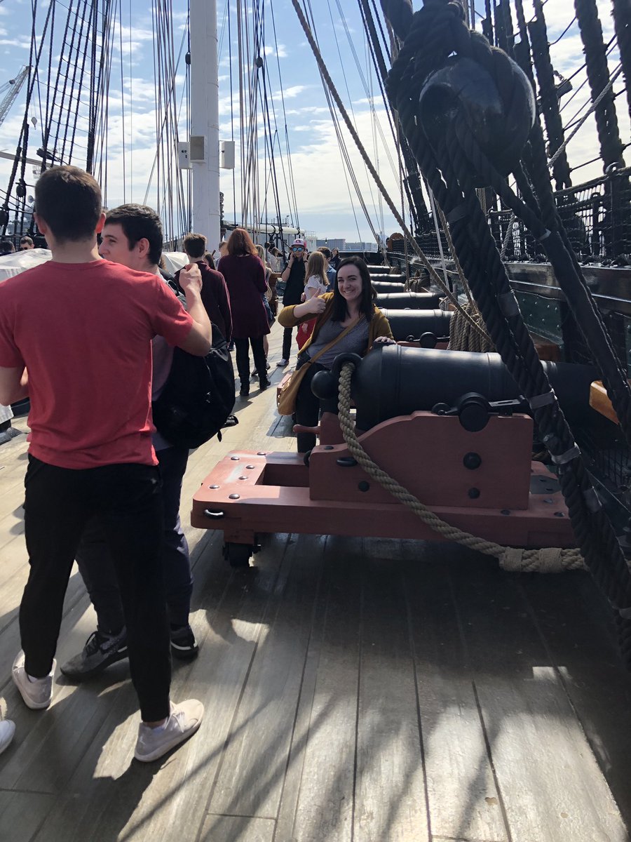 BBHHSChoir's tweet photo. USS Constitution! #BBHBoston19 #bustwo https://t.co/9NksJbQCiH
