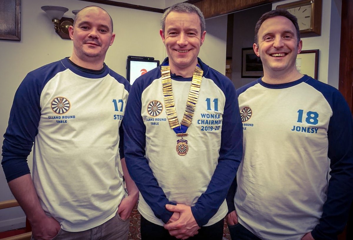EllandTable's tweet photo. At our AGM last week we inducted two new members. Big welcome to Stef and Mark bringing our total up to 18. Thought about joining but not sure what we do? DM us and come along to our next social for free #WeAreERT #calderdale #roundtablerevival #domore https://t.co/gJSjicGQp2