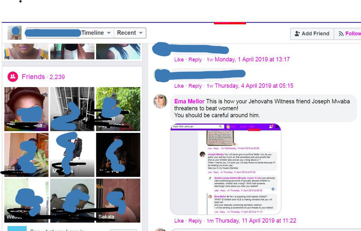 ShaltNotRepent's tweet photo. More loving words from #JWs so i let some of his friends on #FB see screenshots his comments
#Jehovahs #Witnesses #JehovahsWitness #Watchtower #Victims #exjw #ProtectingAbusers #SexAbuse #TheTruth #ExJehovahsWitness #TwoWitness #jwOrg #abusive #AbusiveJW #DomesticAbuse #Domestic https://t.co/nLPfLiWVpw