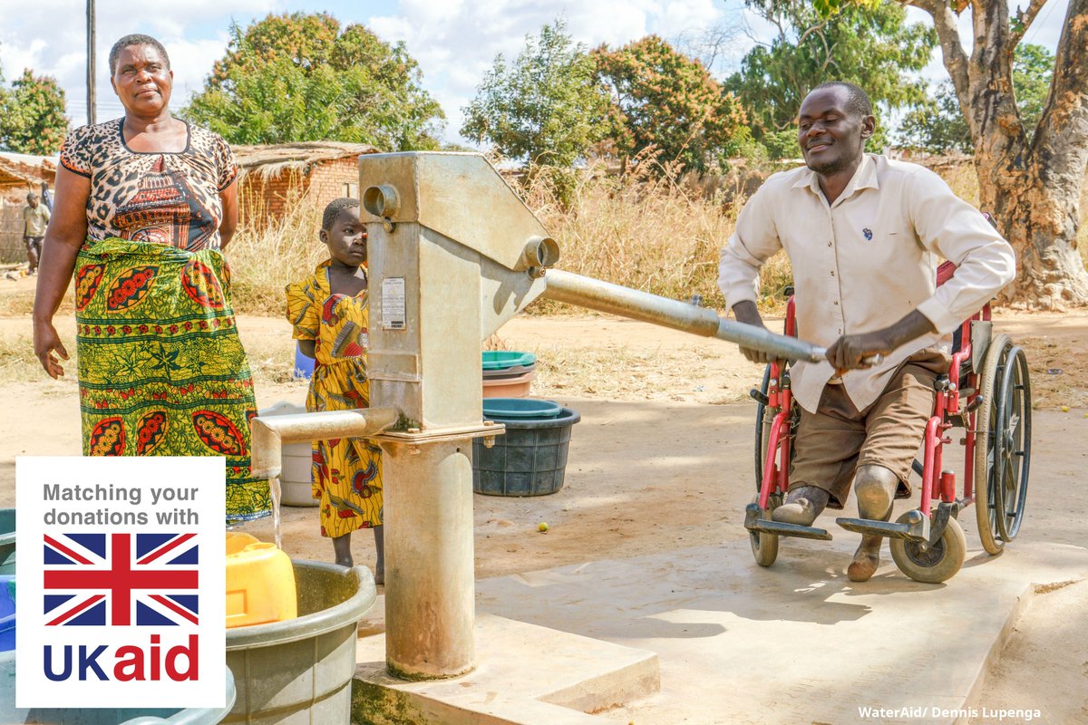 Without clean water, equality is impossible.
Making this human right accessible is crucial and thanks to UK aid from the British people with @DFID_UK, our Deliver Life work has included facilities designed to be accessible to all.