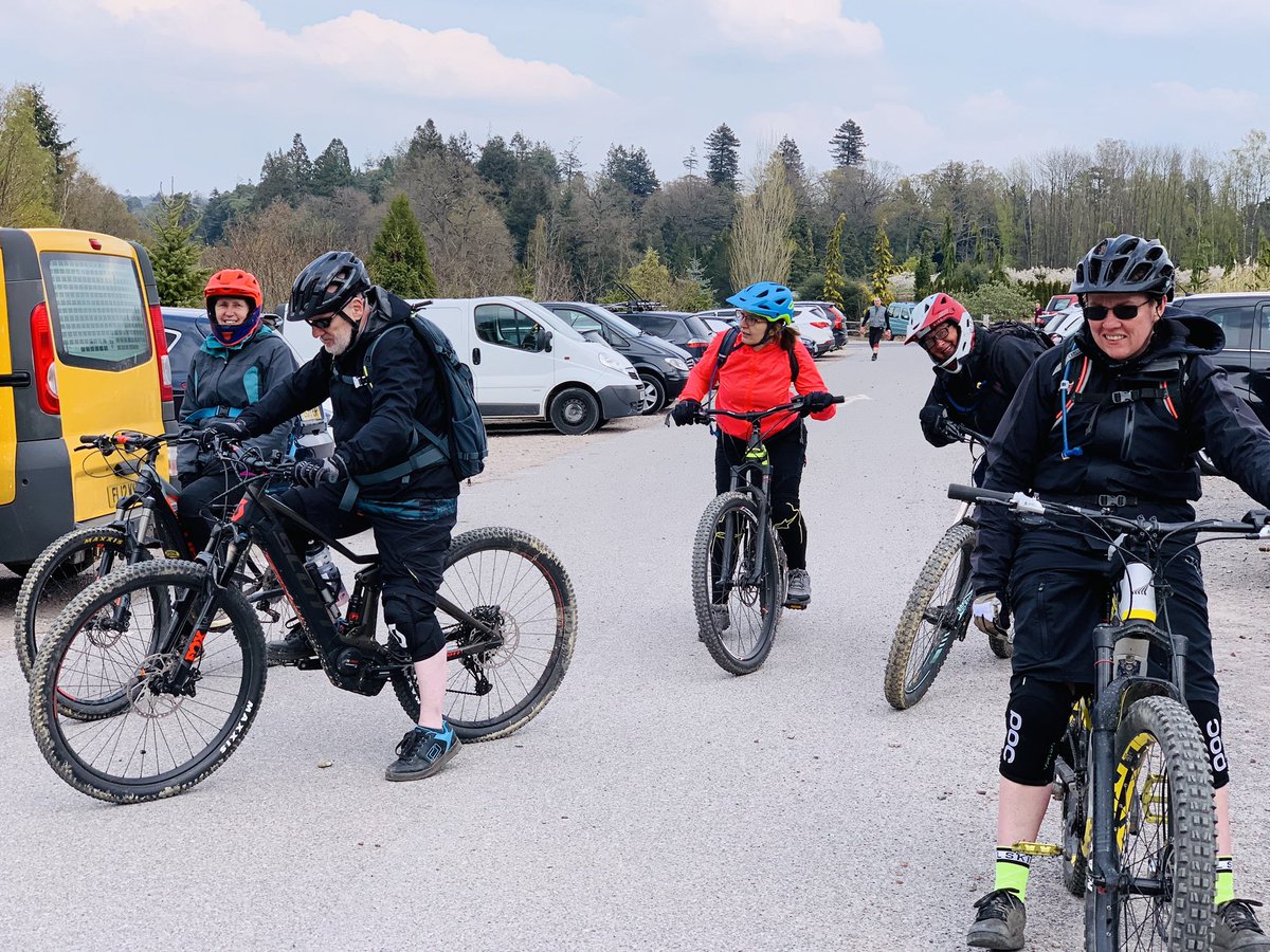 EFlowCycles's tweet photo. Fab day today at the Ready for Red eMTB Course. Huge thanks to our incredible instructor, Cazza Goward! 🤙🤙🤙 #ebike #eMTB #electricbikes #SCOTTbikes #eflowcycles #mtb #mtbinstruction #cyclinglife #cycling https://t.co/EhFTYlTkEX