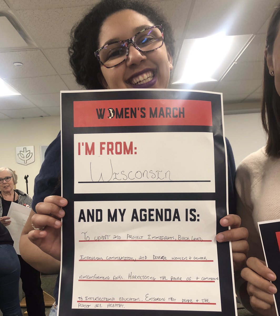 womensmarch's tweet photo. #WomensAgenda is the federal policy platform that maps out our priorities for 2019. (Read it here: https://t.co/7BidxuXavk)

At #WMConvening, we asked our grassroots organizers to tell us what’s on their state agendas. Here’s what leaders from OH, WI, HI, and IL had to say: https://t.co/WRIk5akecn