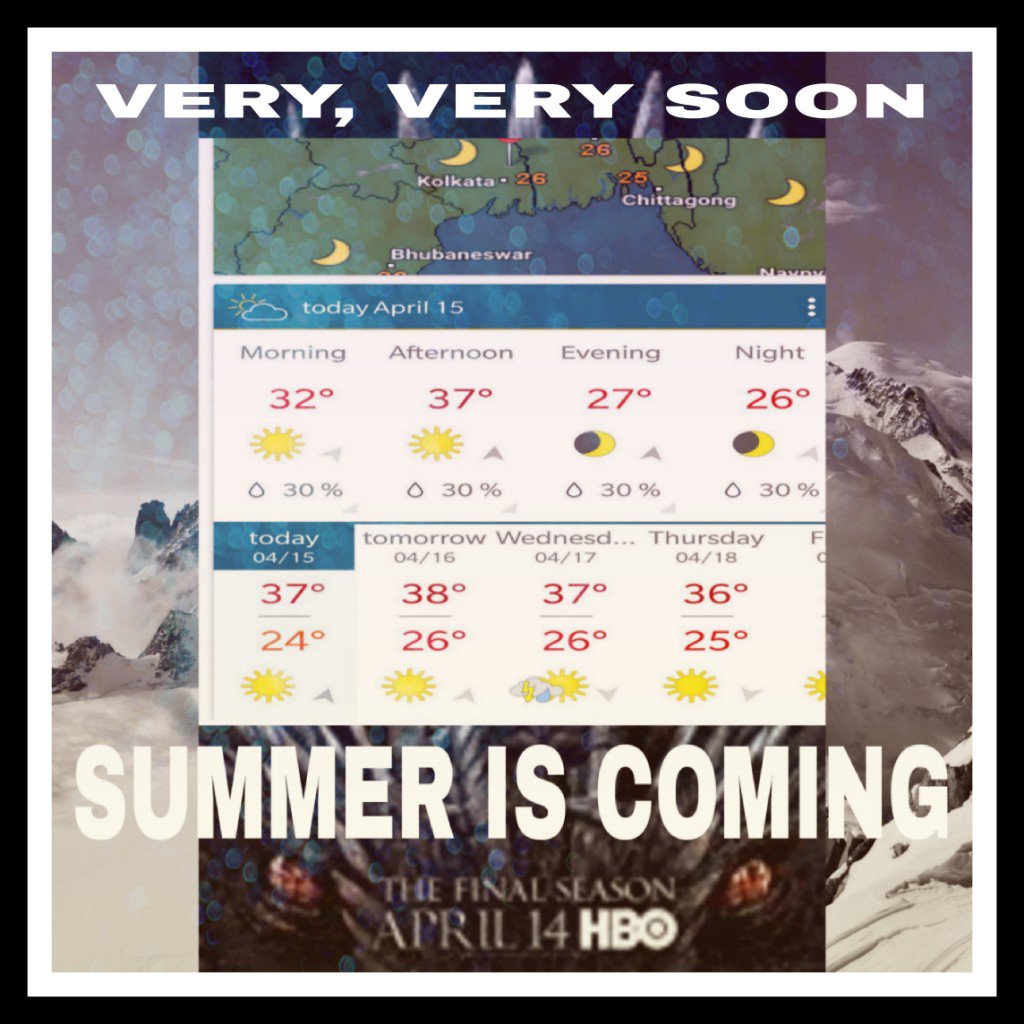 ydnad0's tweet image. #WinterIsGone
#SummerIsComing
#ItIsHumid #ItisHot
Damn you  #GOT