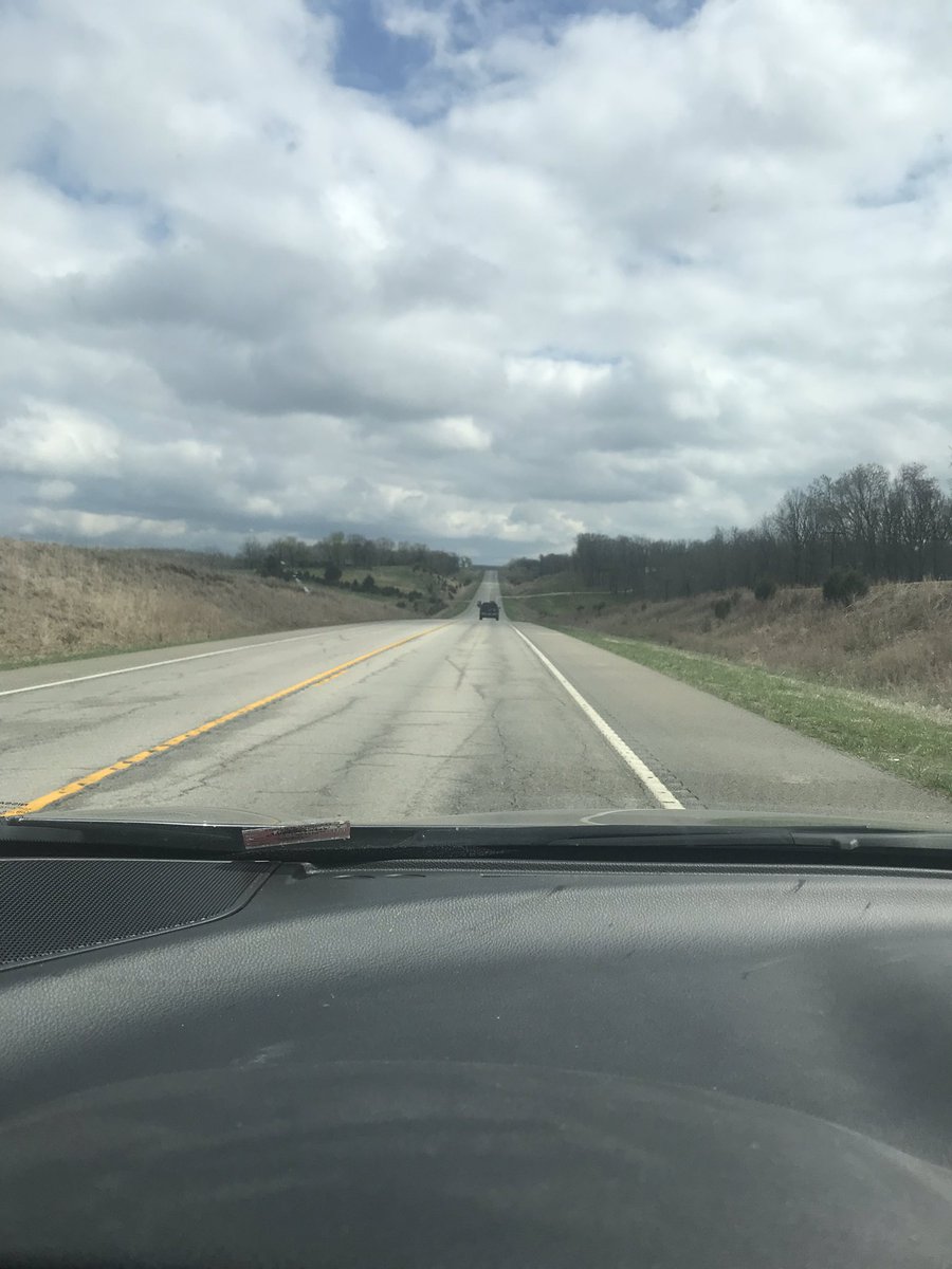 When you really start questioning the GPS.  #scenicsunday #gpsfail #scenicroute #highway #gravelroad #gps #lowwatercrossing #cows #backontrack #motravel #missouri #backroads #scenicmo