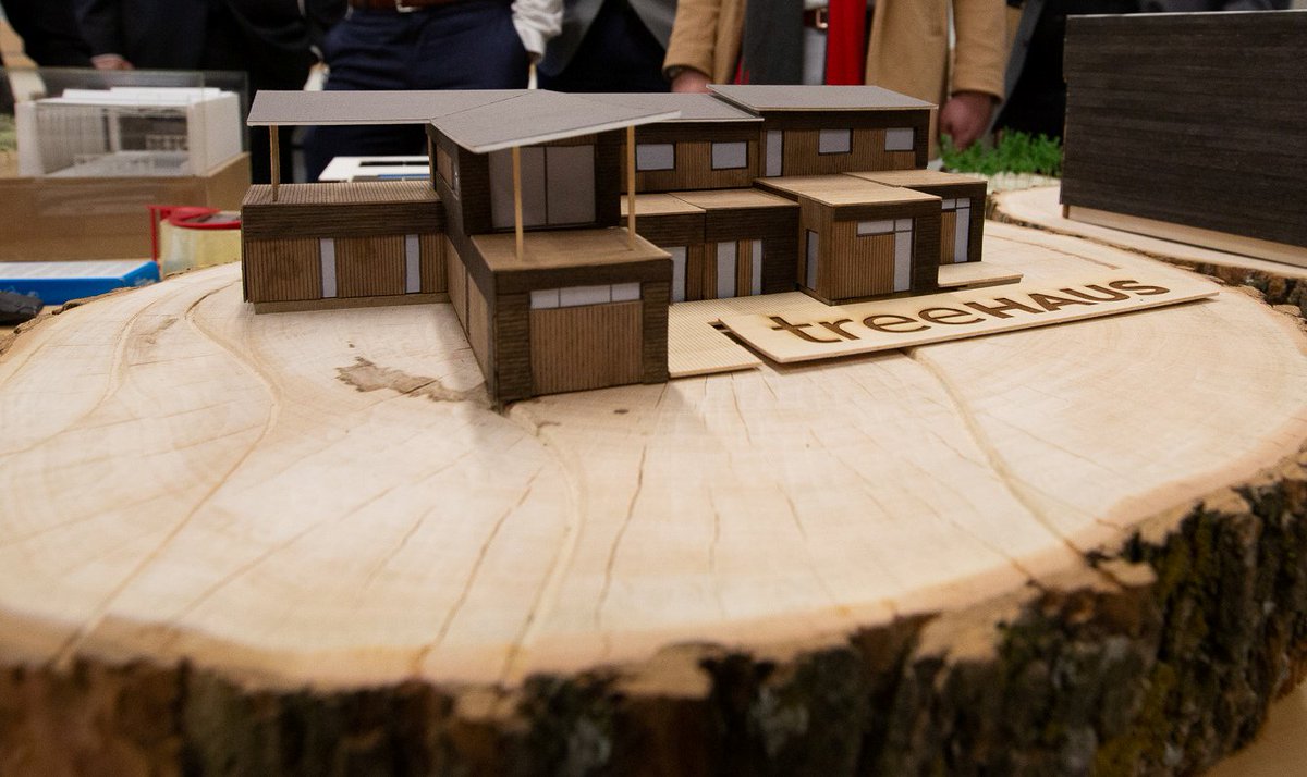 Solar_Decathlon's tweet photo. It’s a wrap! Your #SolarDecathlon #Design Challenge Grand Winner is...the @virginia_tech @treeha_us team! Congratulations to all of the students who wowed us this weekend with their passion for #innovation. https://t.co/26MgW8JAZ4