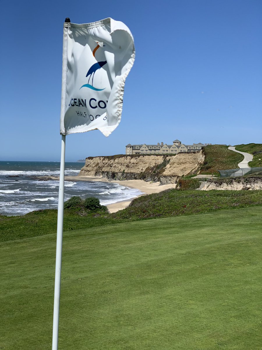 Fosterstraining's tweet photo. @RitzCarltonHMB   Had a wonderful round this week at ocean course at half moon bay.  Great track and outstanding hotel! https://t.co/N25ArBcHKX