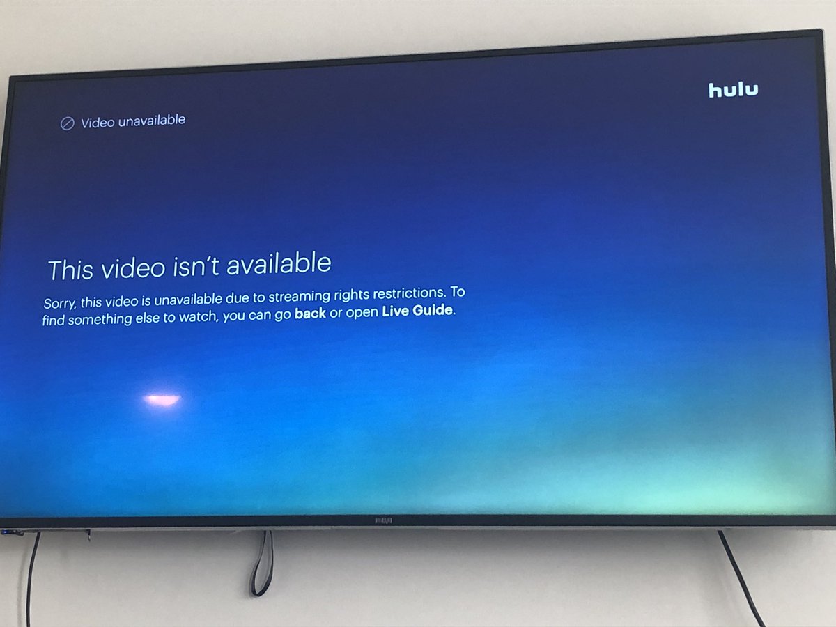 kdv2d's tweet photo. @hulu @hulu_support can you explain why I can’t watch the final round of the Masters?! This needs to be fixed immediately! https://t.co/P2Bz9WN6Ky