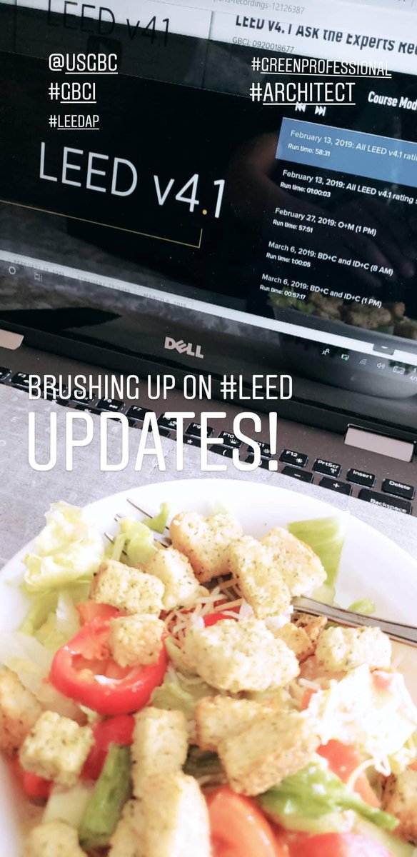 Farah_Arch's tweet photo. Catching up on #LEED v4.1 updates this morning: green building metrics! Via @usgbc #greenbuilding #environment #leed #leedonclimate! #greenprofessional #gbci https://t.co/35sb7xlsHY