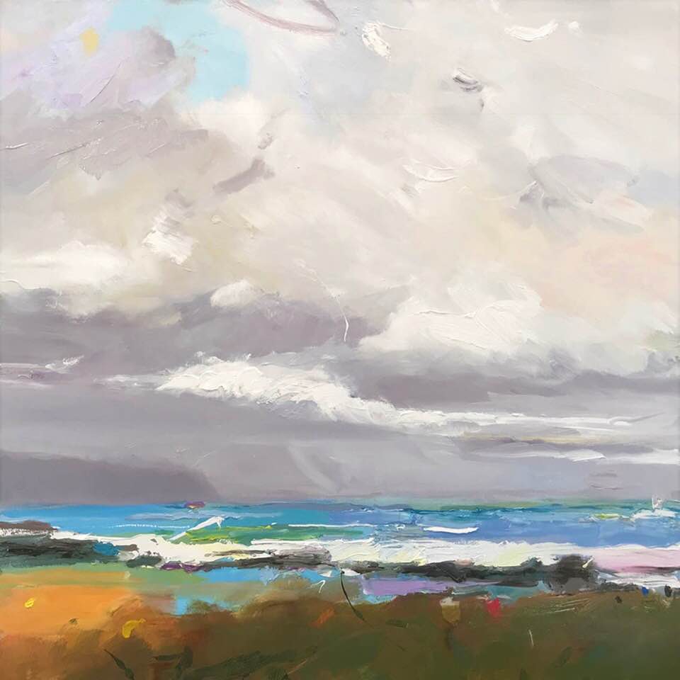 “Horizon Blue”, 85X85cm, oil on linen.
#artoftheday #artgallery #artpainting #abstract