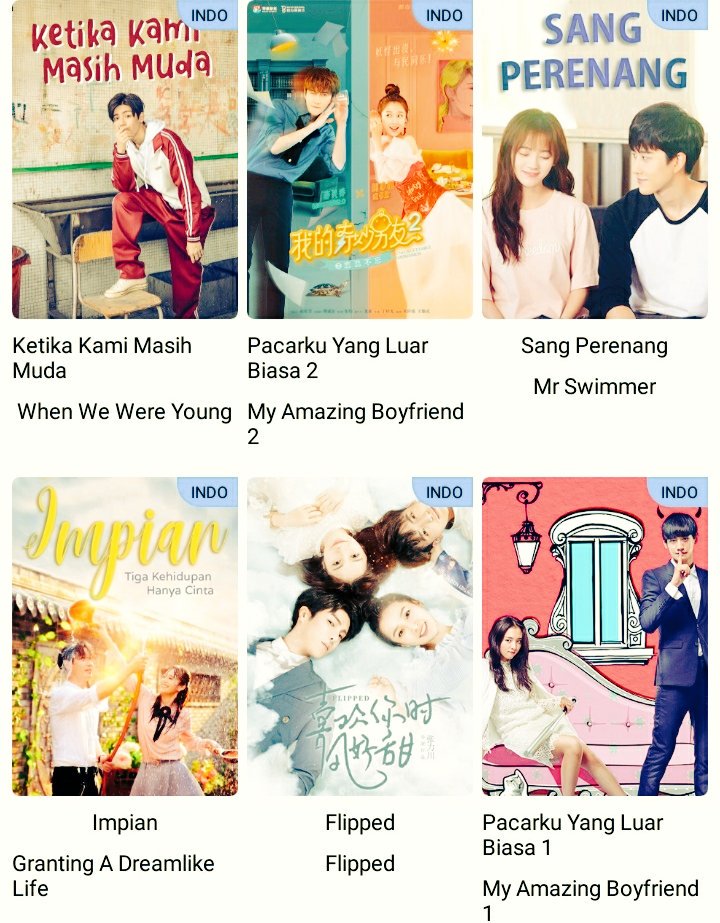 VidfishI's tweet photo. Kamu sudah nonton drama china yang mana saja nih?
1. #WhenWereYoung
2. #MyAmazingBoyfriend
3. #MrSwimmer
4. #GrantingADreamlikeLife
5. #Flipped
6. #MyAmazingBoyfriend2
Cek https://t.co/qas7OYjm7k untuk subtitle berbahasa Indonesianya
#cdrama #jujingyi #wuqian https://t.co/frjwsxcVVM