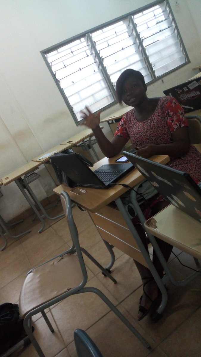 pyladiesho's tweet photo. @mcqhae also telling us a bit of what she learnt at #introtogit #PyLadiesHo @AvotriI @PamieXaxhex @PyGhana @PyLadiesGhana @beni_bash #Meetupv2 https://t.co/2EIInOJhOi