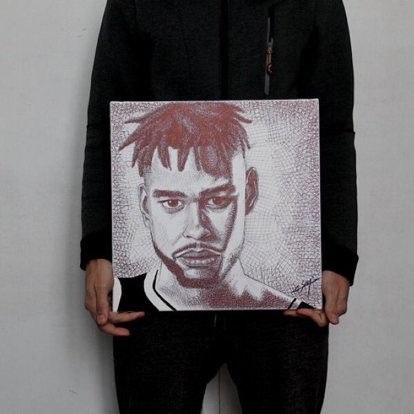 BrooklynNets_Fr's tweet photo. CONCOURS SPÉCIAL PLAYOFFS 🏀🔥

RT &amp; FOLLOW @BrooklynNets_Fr ainsi que @QualityBasket pour tenter de gagner ce portrait de D’Angelo Russell. ⚪️⚫️

TAS : mercredi 1er mai ! 🏀🔥💯👌🏼 https://t.co/JyBavS6LV3