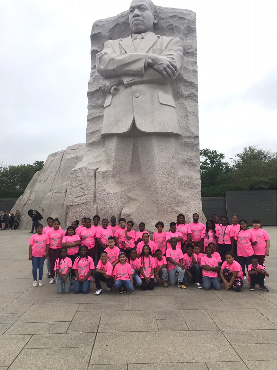 Even on this dreary day, our <a href="/KPSoaringEagles/">Kimberley Park ES</a> are a bright reminder that Dr. King's dream will be fulfilled,  even if it takes the next generation to do it!  <a href="/BerniceKing/">Be A King</a>
