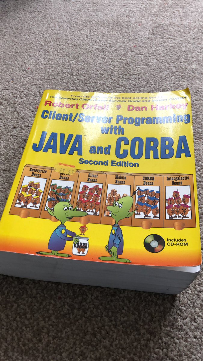embedded_iot's tweet photo. Anybody remember CORBA? #bookmove https://t.co/z3d0kqlh5G
