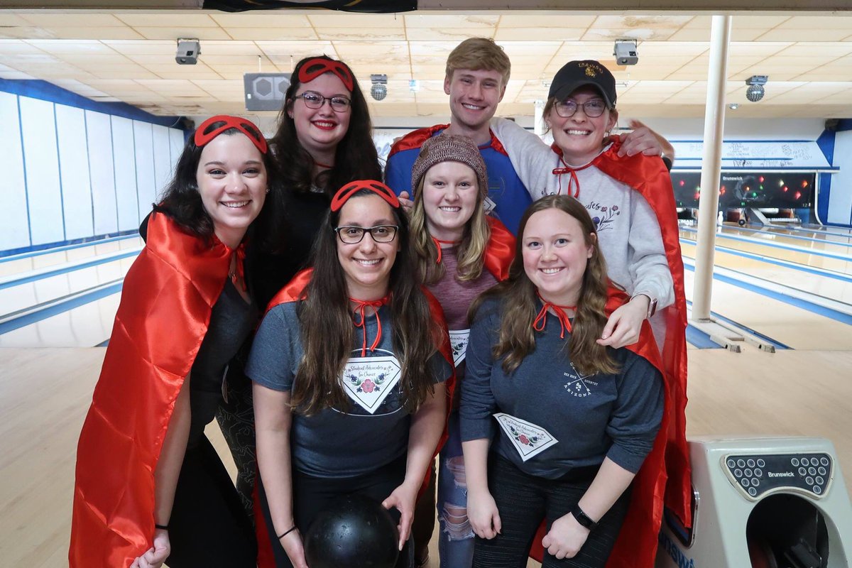 SAC members representing UMD at last night’s HOTDISH Militia Bowl-a-thon! We were able to raise $501 to support abortion access in the Northland #prochoiceheroes