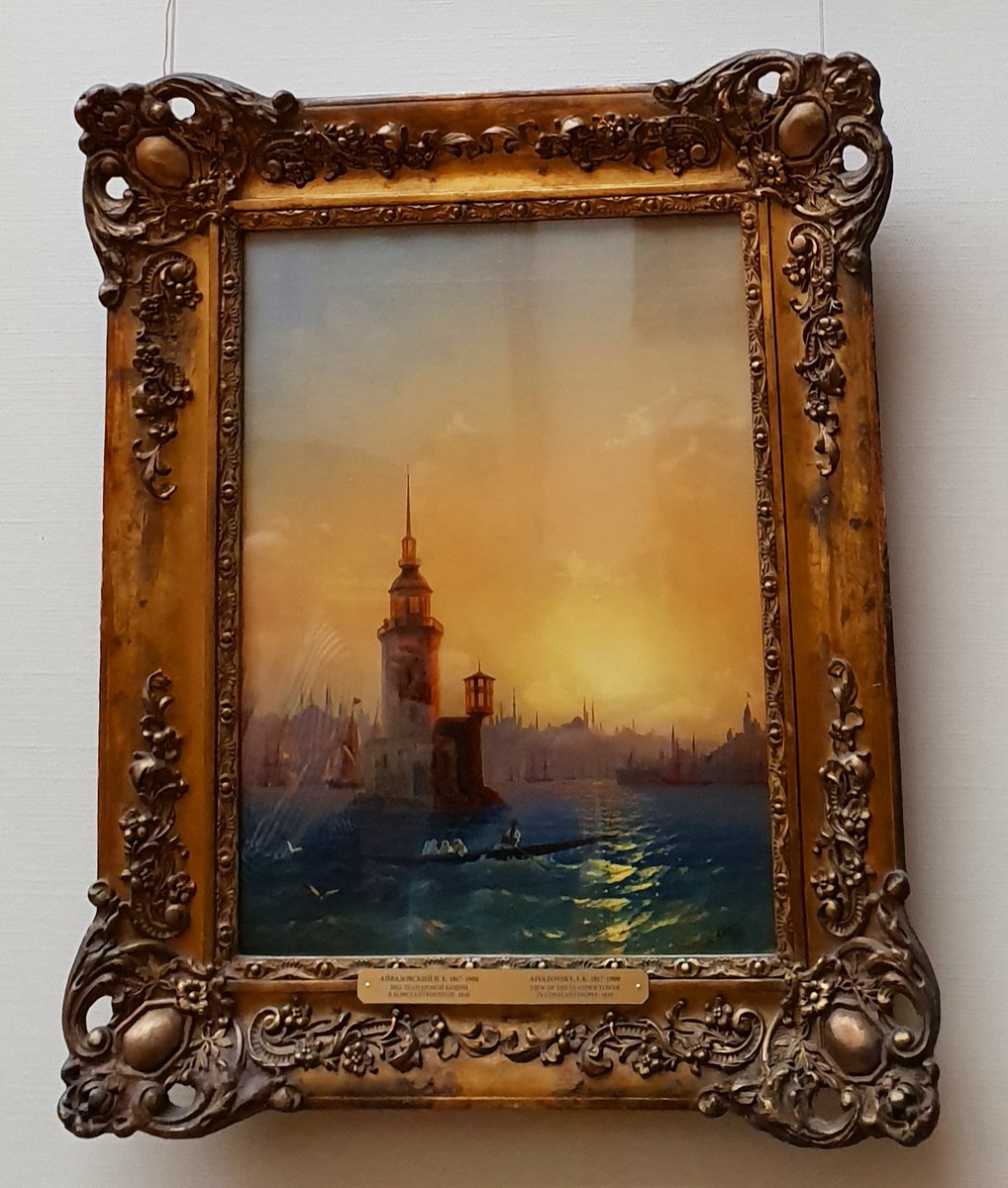 Tretyakov Galerisini gezerken 
No 5. I.Ayvazovski 'Kız Kulesi'
@Tretyakovgal #tretyakovgallery 
#Moskova #Москва #art #artist #ayvazovski #айвазовский