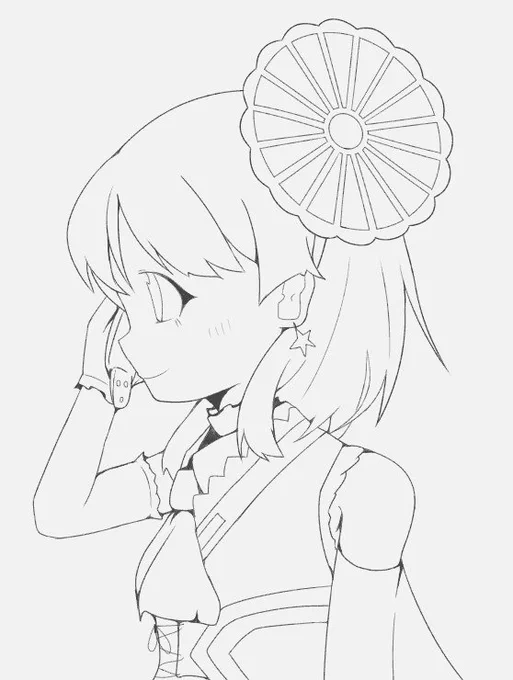 色のせないとポン子のコスプレしてるマネージャーっぽい 