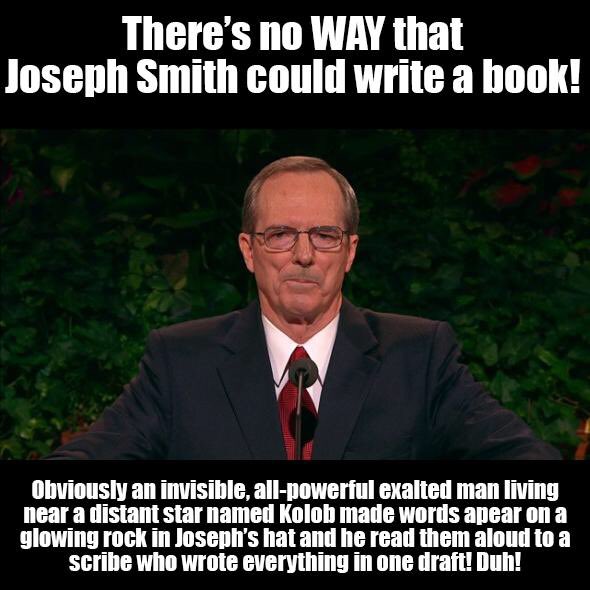 cwillardsmoot's tweet photo. #Mormon #lds #ldscon #cult #generalconferece #apostake #dudethebookreadslikeabumpkinwroteit https://t.co/ZFyEdwtfIW