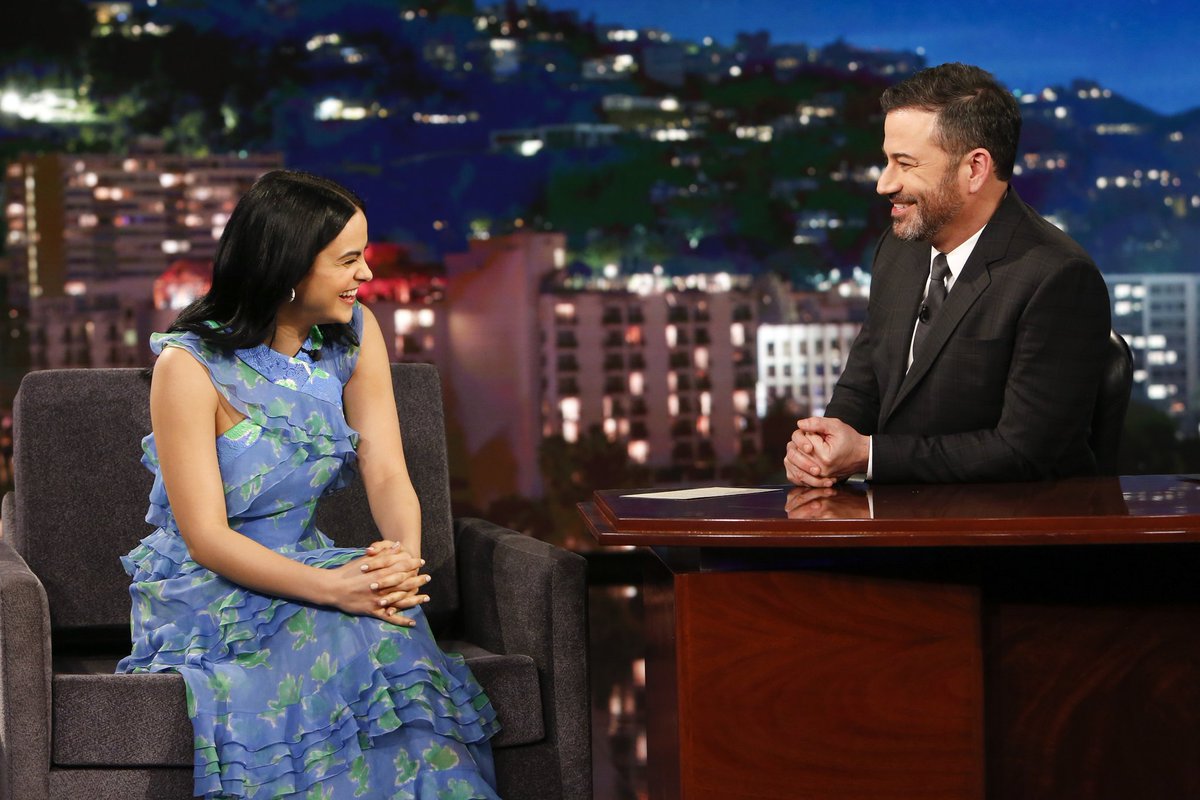 vilslovesruby's tweet image. ♡ April 10: Camila Mendes at Jimmy Kimmel Live! | ©️ @jimmykimmellive