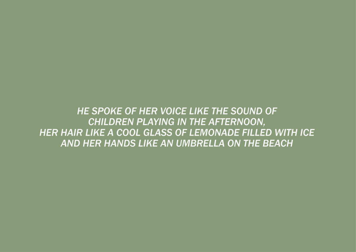 jack_malle's tweet photo. He spoke of her voice like the sound of children playing in the afternoon  her hair like a cool glass of lemonade filled with ice and her hands like an umbrella on the beach.

Beggars Lost in the Light
https://t.co/6drf3hlru0 https://t.co/ZE7kWu4eZX