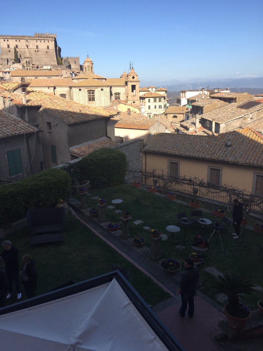 A_Alegrini's tweet photo. #PalazzoCatalani #garden #special #setting for an #interview of the #Italian #writer #ManziniAntonio #DiamondResorts #Italy https://t.co/QaQONqUsrt