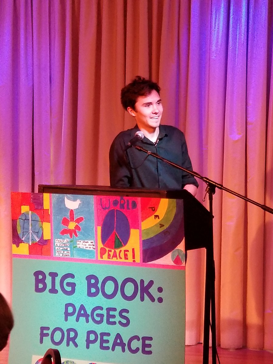JamieEldridgeMA's tweet photo. Over 400 people, incl/ 200 high school students, attending @pagesforpeace fundraiser @BullRun1740 in #Shirley w/ keynote  @davidhogg111, #Parkland #gunmassacre survivor &amp; peacemaker. Holding back tears, the silence in the room is heartwrenching. Get involved #MarchForOurLives https://t.co/4e8aZbPfW7