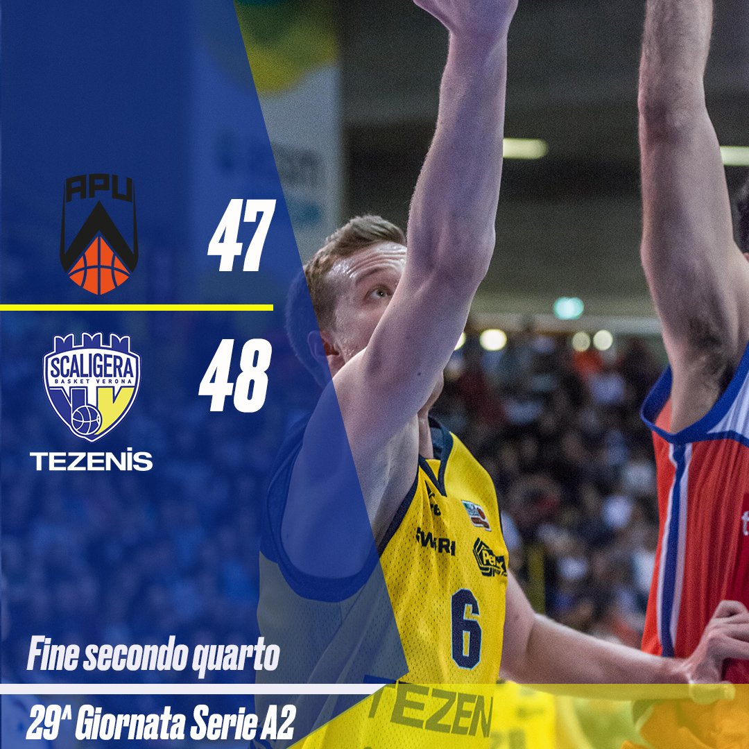 scaligerabasket's tweet photo. #UdiVer 20 minuti giocati in un PalaCarnera tutto esaurito. Alla vigilia si prospettava una gara di grande equilibrio e così è. Andiamo al riposo lungo con un punto di vantaggio.
#iotifoscaligera https://t.co/63n6iDH5wJ