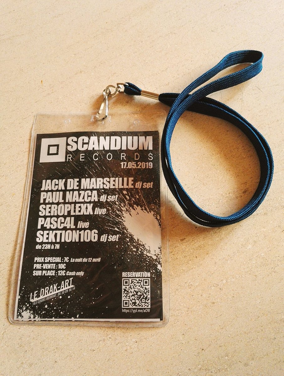 17 mai @scandiumrecords party @ drak art - Grenoble.
#scandiumrecords #p4sc4l #grenoble #drakart #technomusic <a href="/drakart/">DrakarT</a> #seroplexx <a href="/jackdemarseille/">jack de marseille</a> #records