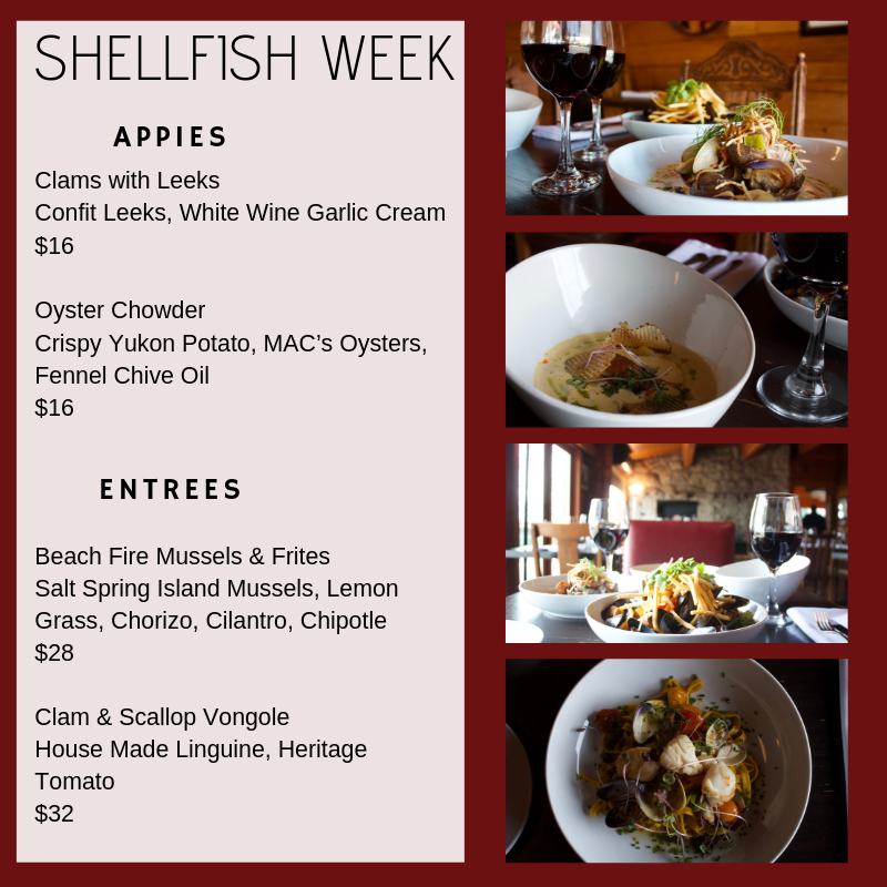 🐚Don't miss our special Shellfish Week ! 
From April Sunday 14 to Thursday 18 only!
.
.
.
ow.ly/VU5p30oqrG3