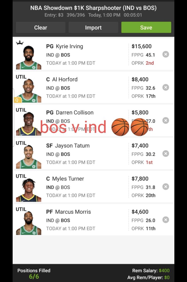 ViceDfs's tweet photo. Dk nba #dfs #nhl #mma #nbas5 #mlb #free #freelines #FanDuel #draftkings #fd #dk #teamvice #dfslineup #freebie #mma #fantasy #lines #nbaΒ Β Β Β Β Β Β Β Β Β Β Β Β Β β β β β β β β β β β β β β β β β β β β β β β β β β β β #esports #nascar #dfsnba https://t.co/HW3avJtY6G