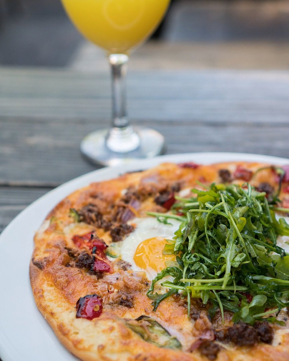 Breakfast pizza for brunch, pretty please with a sunny side egg on top?

Sausage, chorizo, bechamel, cheese, peppers, onion, jalapeno, arugula #brunchwithfriends #sharefood #breakfast #pizza #brunchtime #weekend #eatdrinkbemerry #kuproscrafthouse #midtownsac #sacramento