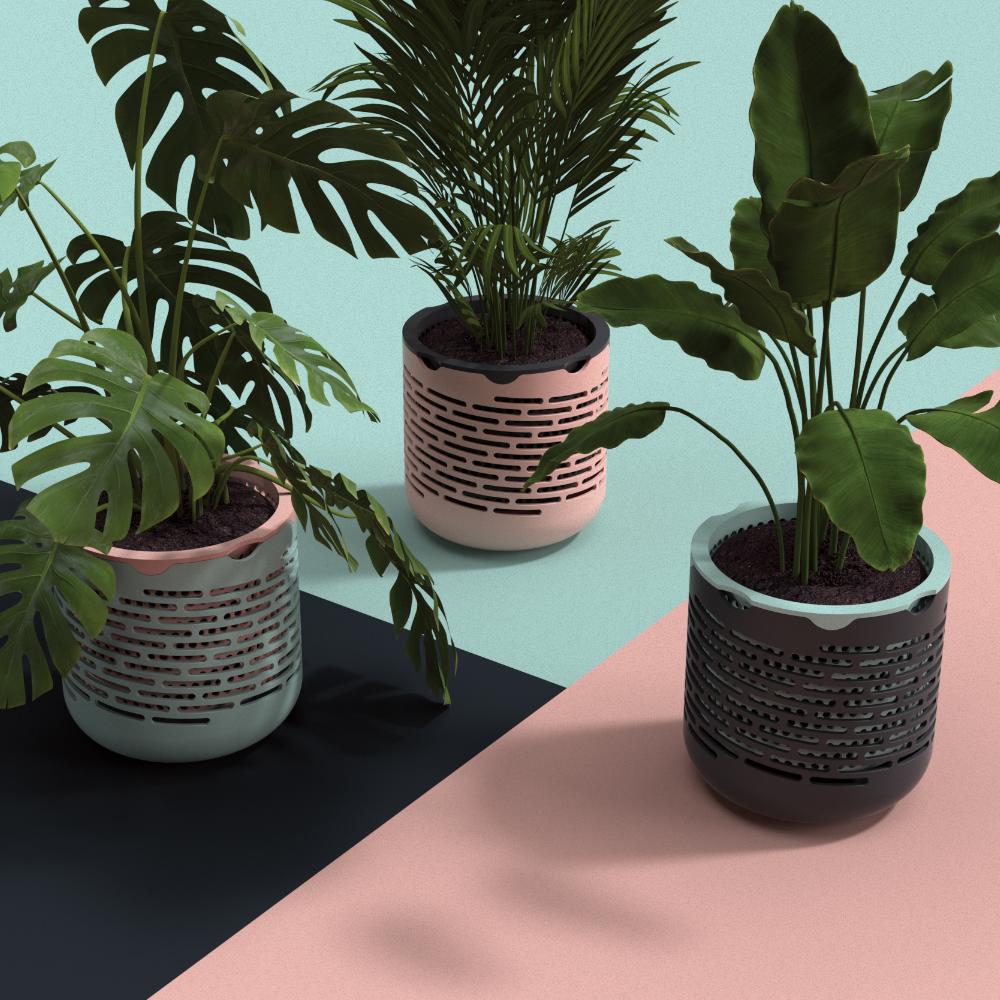 gro2breathe's tweet photo. Air purifying planters in 9 different colours...mix and match, switch and swap, or just keep it simple. Here is an example of 3 mixed up.#duckegg #black #pink.
Our #Kickstarter is now live https://t.co/2vdPagLP72 
#indoorairpollution #colours #plants #airpurifying https://t.co/BEQE85kkbw