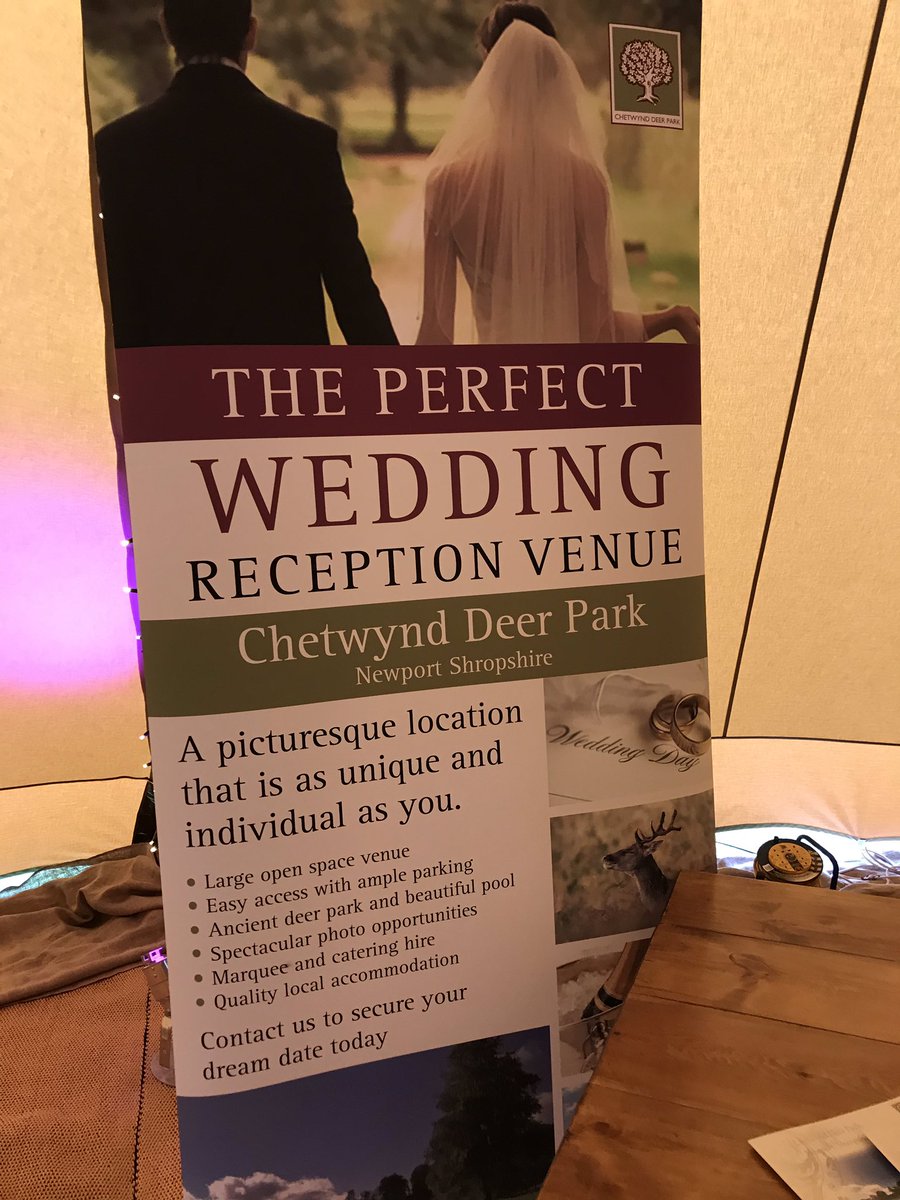 ChetwyndDP's tweet photo. Fab day today at our first #weddingshowcase https://t.co/8lThH6R4vU