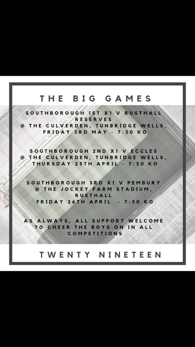 Three Cup Finals booked so far for the Boro. 
@KCFL_News <a href="/SevenoaksF/">Sevenoaks Football</a> <a href="/twforesters/">TW Foresters FC</a> <a href="/stu_new64/">Stuart Newman</a> <a href="/cheaperthanskip/">Cheaper Than a Skip</a>