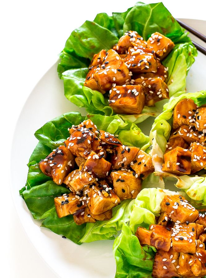 ChefSavvy's tweet photo. NEW! Super Easy Hoisin Chicken Lettuce Wraps. Marinated grilled chicken tossed in an amazing Hoisin sauce. Perfect as an appetizer or for dinner!

Recipe: https://t.co/EFAp3uFQLW https://t.co/itwo7su003