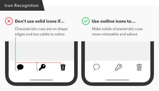 uxlinks's tweet photo. Solid Vs. Outline Icons: Which Are Faster to Recognize? > https://t.co/jhIa9wa0V8

#ux #uxdesign #mobile #mobileux #ui #uidesign #icons #design #userresearch #usability #productdesign #uxresearch #icondesign #visualdesign https://t.co/ZnK5BRiXAl