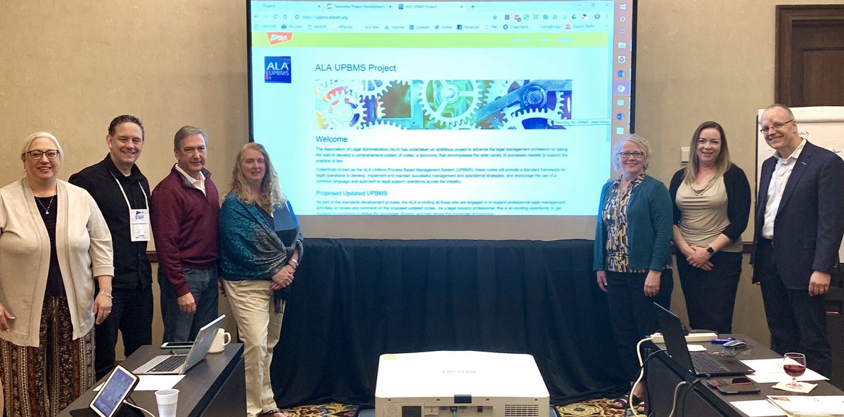 CathMacDonagh's tweet photo. Open for comments: the Uniform Process Based Management System v2.0 at https://t.co/htQhngwIgh. The @ALABuzz  Standards Review Committee is excited about the #UPBMS! Help us continue to develop legal industry standards. https://t.co/HQGdhjUgZC