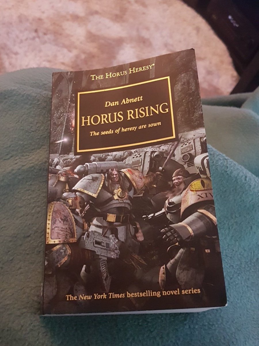 Finished it, enjoyed it, need more. 
#horusrising #thehorusheresy #theblacklibrary
