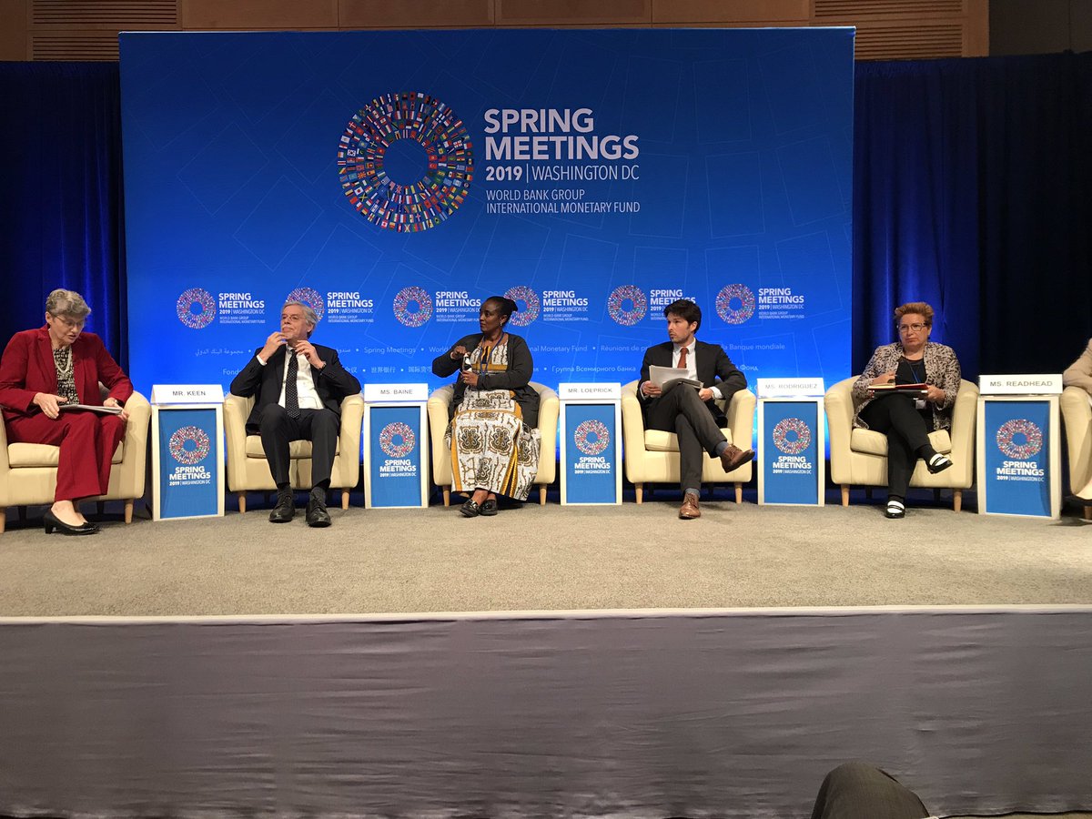 chrismorgan_uk's tweet photo. Taxing To Develop session just starting at #SPRINGMEETINGS2019 @IMFNews @WorldBank https://t.co/x6N0e5RtEu