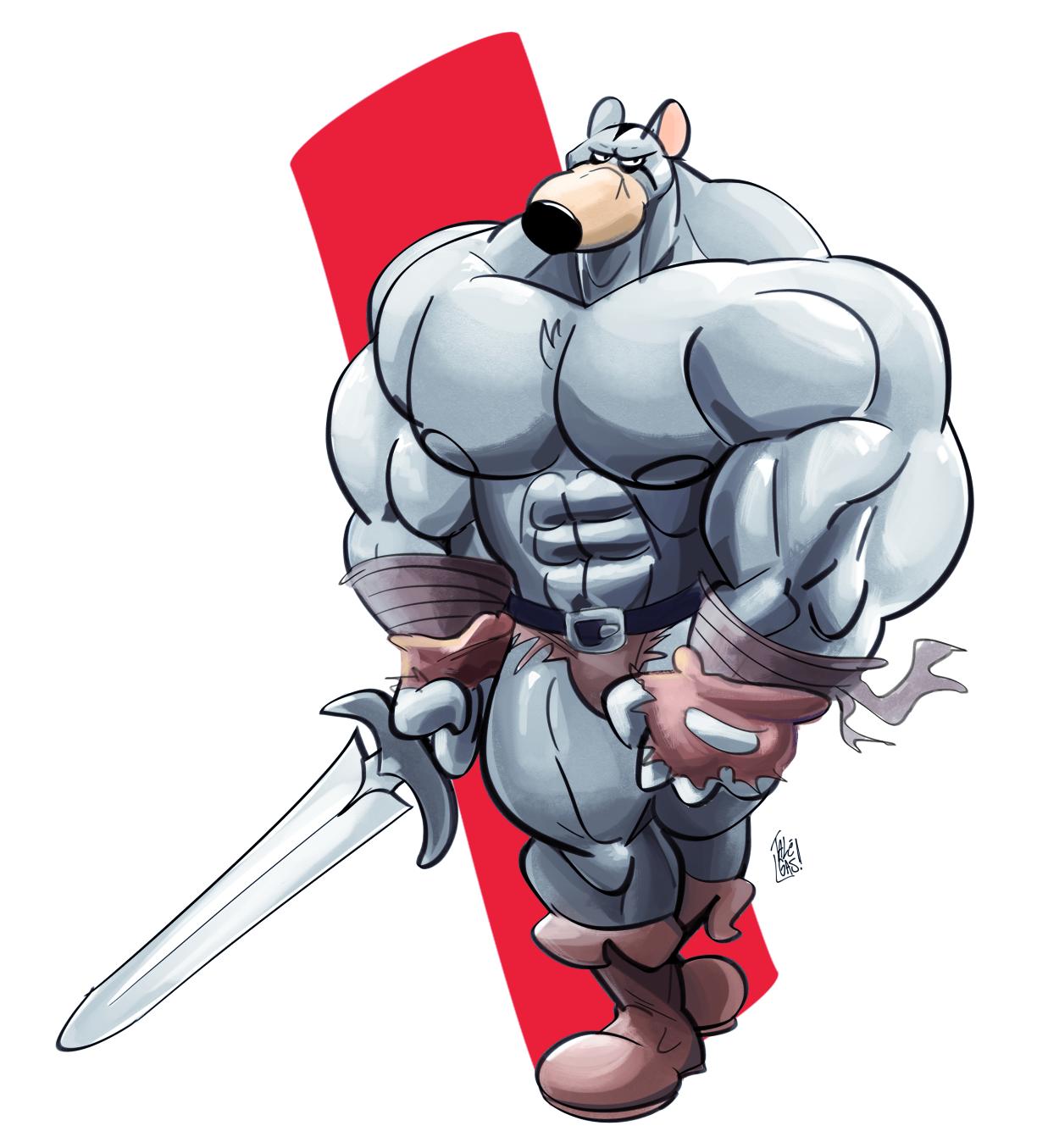 Talégas on X: Buff-Ass Solo Fan-art of the Rat Guy. Enjoy!    / X