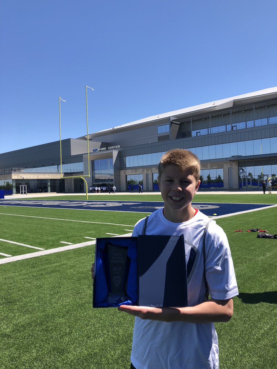 lfharrington01's tweet photo. Proud of Stone wining first place in his division at the Dallas Cowboy Football Academy kicking/punting challenge this morning @CHHS_FOOTBALL https://t.co/kVeyVcvd7t